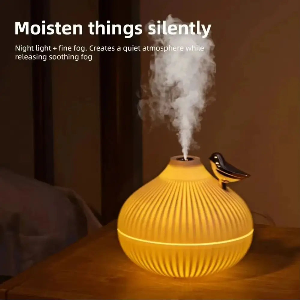 Humidifier Scented Creative Onion Shape Can Do Night Light Quiet Sleep Desktop Office Air Conditioning Room Water Supply USB 